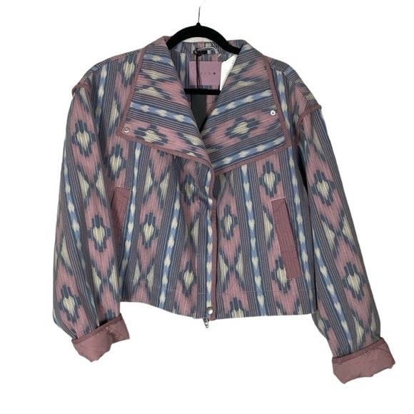 Blank NYC printed moto jacket - Picture 1 of 7